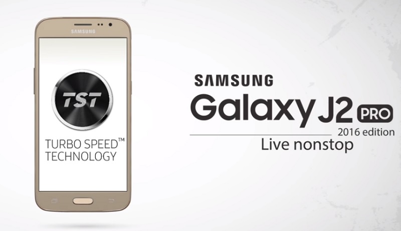 Samsung Turbo Speed Technology Galaxy J2 Pro 2016